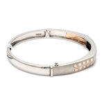 Load image into Gallery viewer, Platinum Rose Gold Diamond Bracelet with Matte Finish for Men JL PTB 1181
