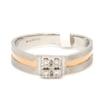 Load image into Gallery viewer, Platinum &amp; Rose Gold Diamond Ring for Men JL PT 1157
