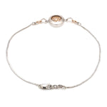 Load image into Gallery viewer, Platinum Rose Gold Heart Bracelet for Women JL PTB 745
