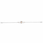 Load image into Gallery viewer, Platinum Rose Gold Heart Bracelet for Women JL PTB 745
