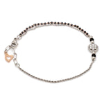 Load image into Gallery viewer, Platinum Rose Gold Mangalsutra Diamond Bracelet for Women JL PTB 1211
