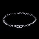 Load image into Gallery viewer, Platinum Round Links Bracelet for Men JL PTB 873
