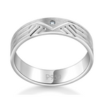 Load image into Gallery viewer, Platinum Single Diamond Men&#39;s &amp; Solitaire-Look Women&#39;s Rings JL PT 1255
