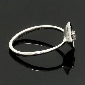 Platinum Single Diamond Ring for Women JL PT 1358