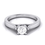 Load image into Gallery viewer, Platinum Diamond Halo Solitaire Engagement Ring JL PT G-123
