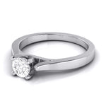 Load image into Gallery viewer, Platinum Diamond Halo Solitaire Engagement Ring JL PT G-123
