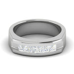 Load image into Gallery viewer, Platinum Unisex Ring with Diamonds JL PT MB PR 139
