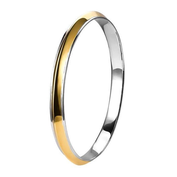 Platinum & Yellow Gold Fusion Kada for Men JL PTB 766