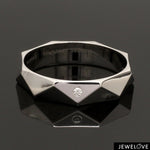 Load image into Gallery viewer, Poles Apart Designer Platinum Couple Rings with Diamonds JL PT 957
