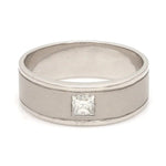 Load image into Gallery viewer, Princess Cut Single Diamond Ring for Men JL PT 420
