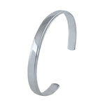 Load image into Gallery viewer, Punjabi Open Platinum Kada with Raised Center for Men JL PTB 817
