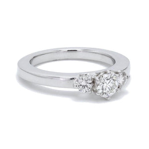 3 Diamond Platinum Engagement Solitaire Ring JL PT 326