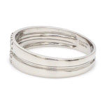 Load image into Gallery viewer, Simple 2 &amp; 4 Row Platinum Love Bands JL PT 120
