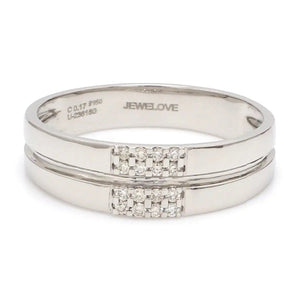 Simple 2 & 4 Row Platinum Love Bands JL PT 120