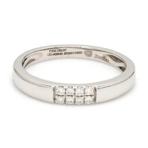 Simple 2 & 4 Row Platinum Love Bands JL PT 120