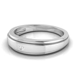 Load image into Gallery viewer, Simple His &amp; Designer Her Platinum Couple Rings with Diamonds JL PT 531
