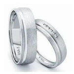 Load image into Gallery viewer, Simple Platinum Love Bands JL PT 107
