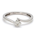 Load image into Gallery viewer, Single Diamond Platinum Ring for Women JL PT 304
