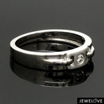 Load image into Gallery viewer, Single Diamond Platinum Wedding Bands JL PT 242
