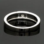 Load image into Gallery viewer, Single Diamond Platinum Wedding Bands JL PT 242
