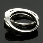 Load image into Gallery viewer, Single Diamond Platinum Wedding Bands JL PT 242
