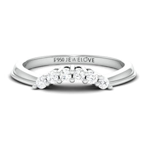 Spark of Love - Platinum Couple Rings with Diamonds JL PT 600