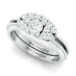 Load image into Gallery viewer, Spark of Love - Platinum Couple Rings with Diamonds JL PT 600
