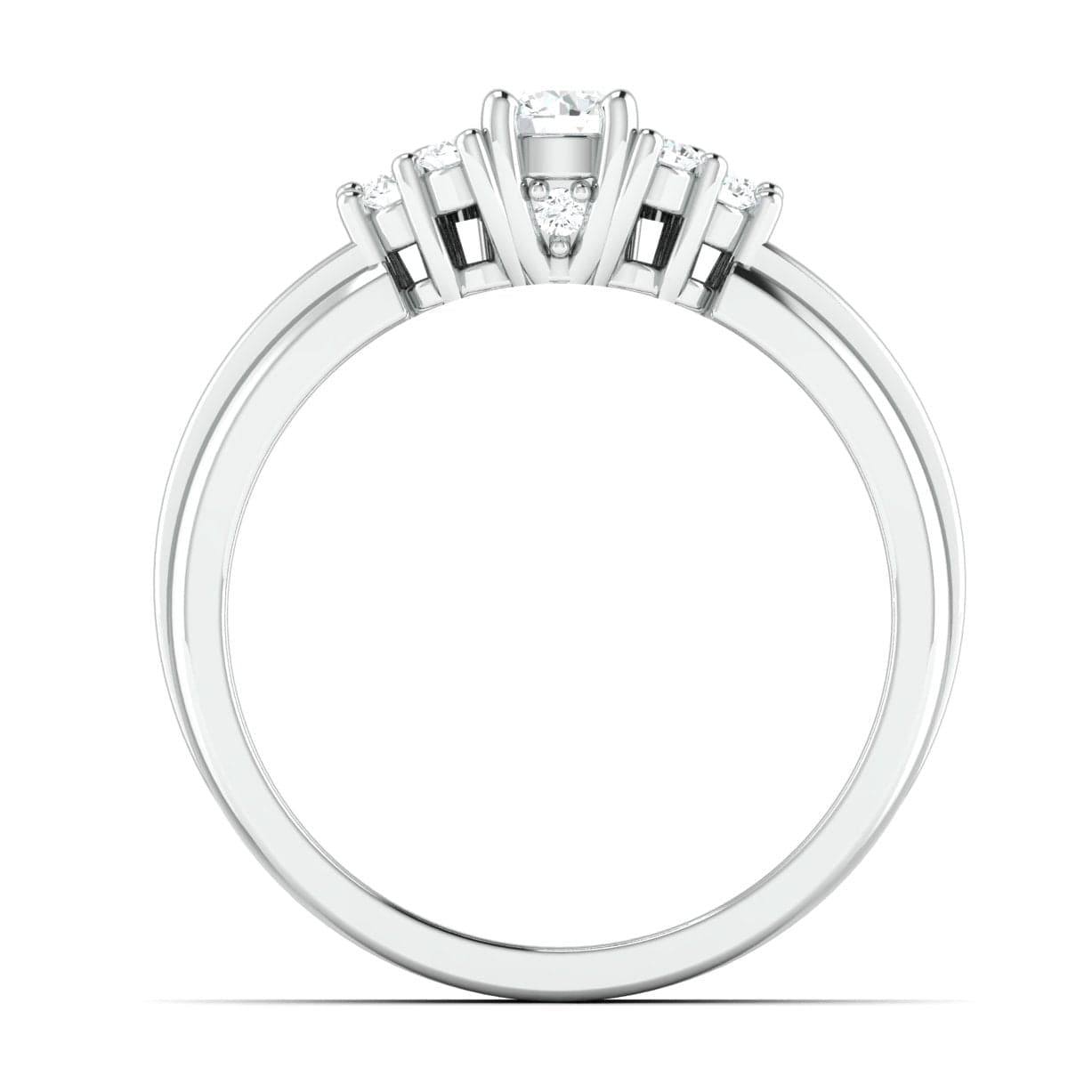 Spark of Love - Platinum Couple Rings with Diamonds JL PT 600