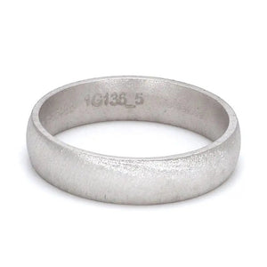 Textured Comfort Fit Platinum Love Bands JL PT 136