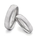 Load image into Gallery viewer, Textured Comfort Fit Platinum Love Bands JL PT 136
