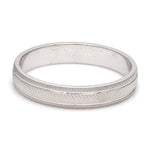 Load image into Gallery viewer, Textured Plain Platinum Ring with Grooves for Men JL PT 618
