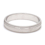 Load image into Gallery viewer, Textured Plain Platinum Ring with Grooves for Men JL PT 618
