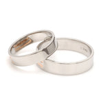 Load image into Gallery viewer, Designer Platinum &amp; Rose Gold Couple Rings JL PT 1129
