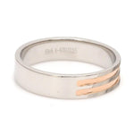 Load image into Gallery viewer, Designer Platinum &amp; Rose Gold Couple Rings JL PT 1129
