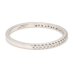 Load image into Gallery viewer, Thin Half Eternity Diamond Ring in Platinum JL PT 284
