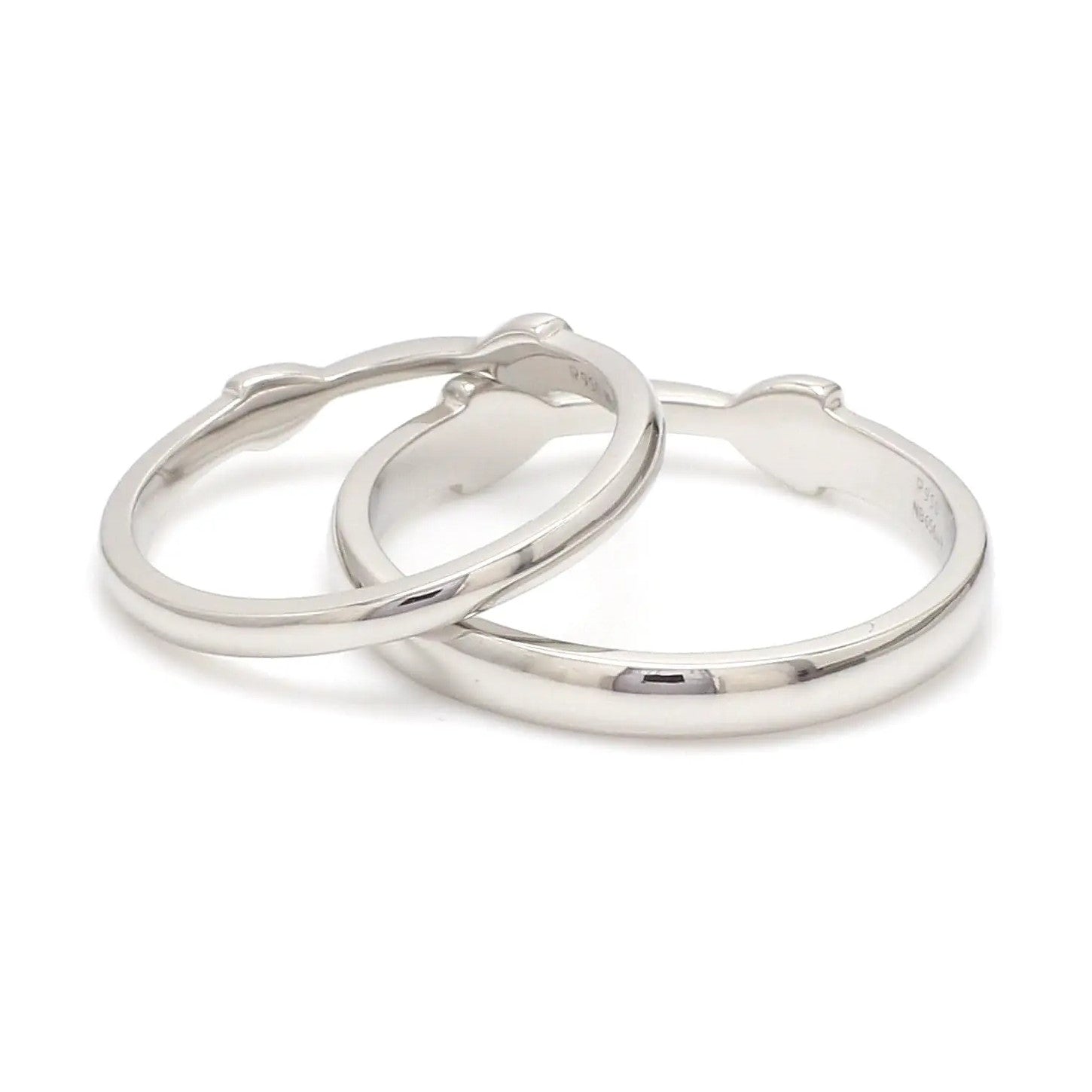 Thin Plain Platinum Love Bands JL PT 127