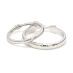 Load image into Gallery viewer, Thin Plain Platinum Love Bands JL PT 127
