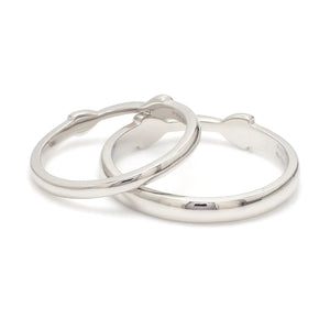 Thin Plain Platinum Love Bands JL PT 127