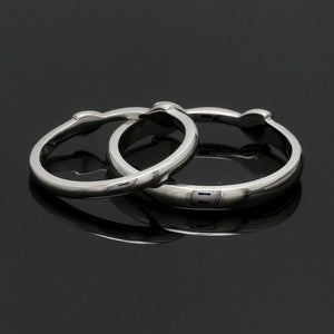 Thin Plain Platinum Love Bands JL PT 127