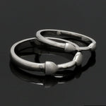 Load image into Gallery viewer, Thin Plain Platinum Love Bands JL PT 127
