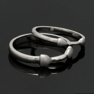 Thin Plain Platinum Love Bands JL PT 127