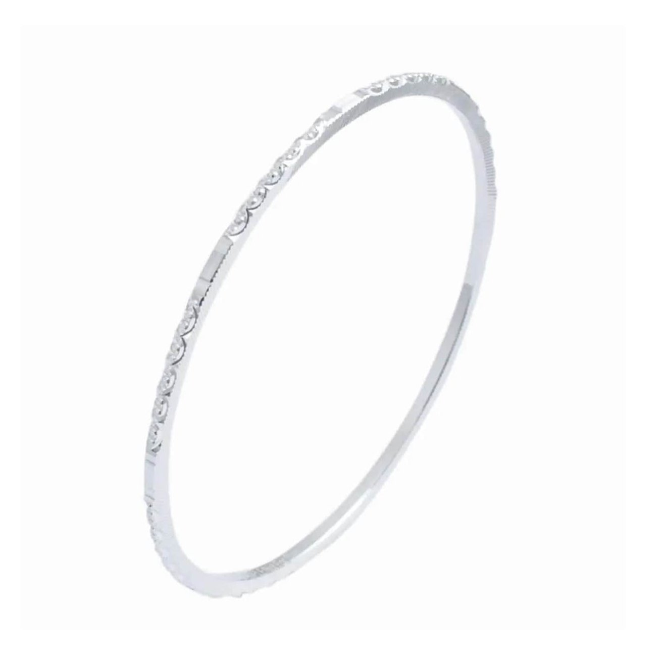 Thin Platinum Bangles by Jewelove JL PTB 615