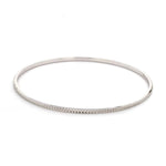 Load image into Gallery viewer, Thin Platinum Bangles with Diamond Cut SJ PTB 314
