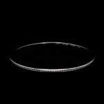 Load image into Gallery viewer, Thin Platinum Bangles with Diamond Cut SJ PTB 314
