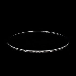 Thin Platinum Bangles with Diamond Cut SJ PTB 314