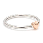 Load image into Gallery viewer, Tiny Heart Shape Platinum Rose Gold Fusion Ring for Women JL PT 628
