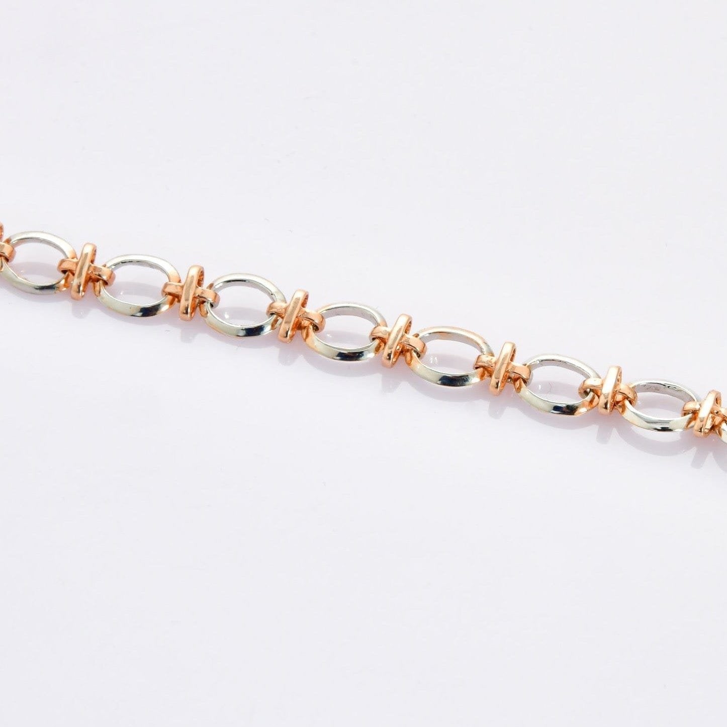 Platinum Rose Gold Bracelet JL PTB 686