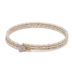 Load image into Gallery viewer, Unique Japanese Platinum &amp; Rose Gold Bracelet for Women JL PTB 726
