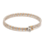 Load image into Gallery viewer, Unique Japanese Platinum &amp; Rose Gold Bracelet for Women JL PTB 726
