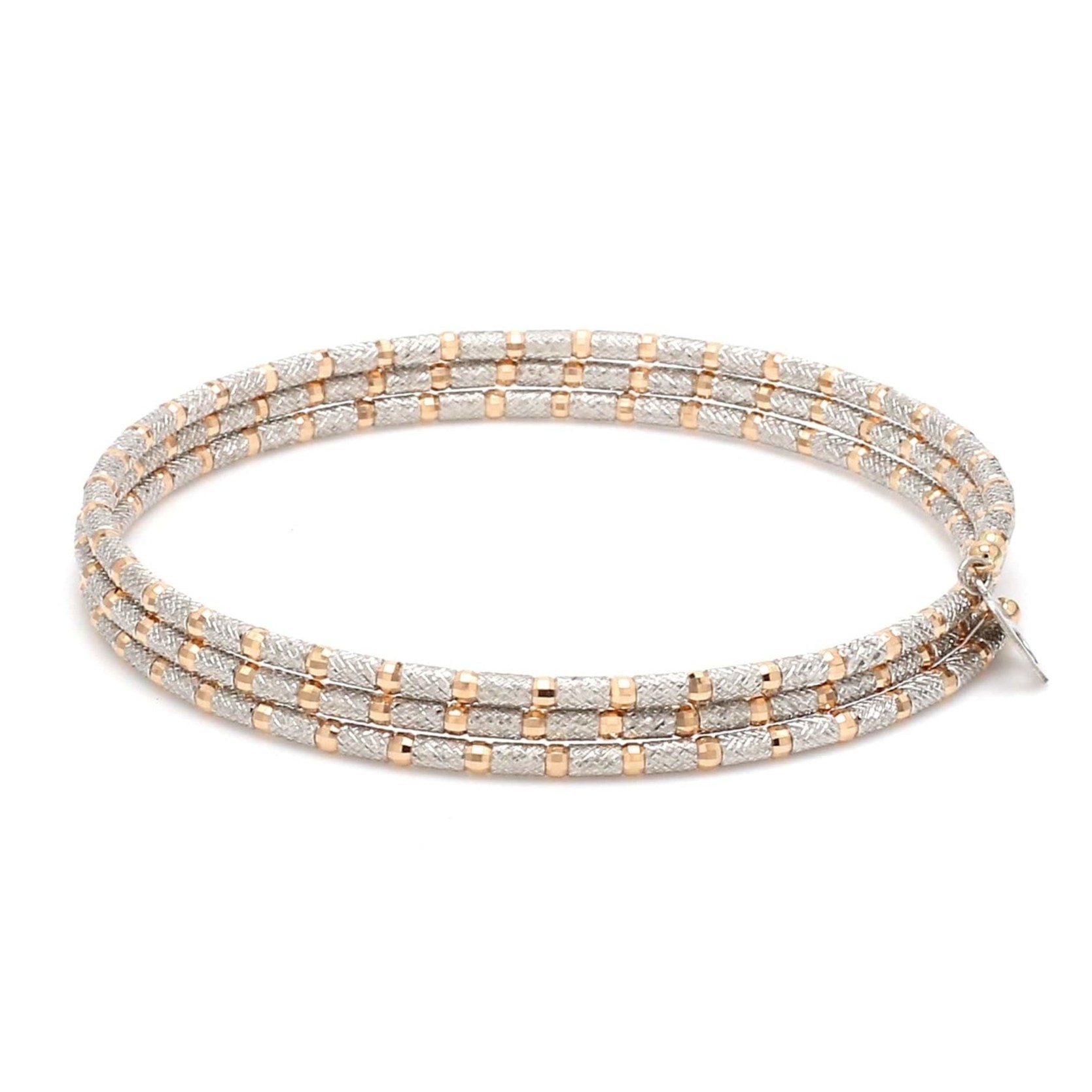 Unique Japanese Platinum & Rose Gold Bracelet for Women JL PTB 726